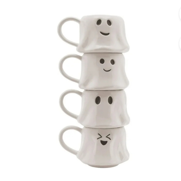 Ghost Mug Stack With Rack - Picture 2 of 5